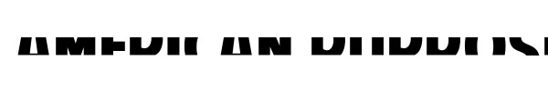 American Purpose font preview